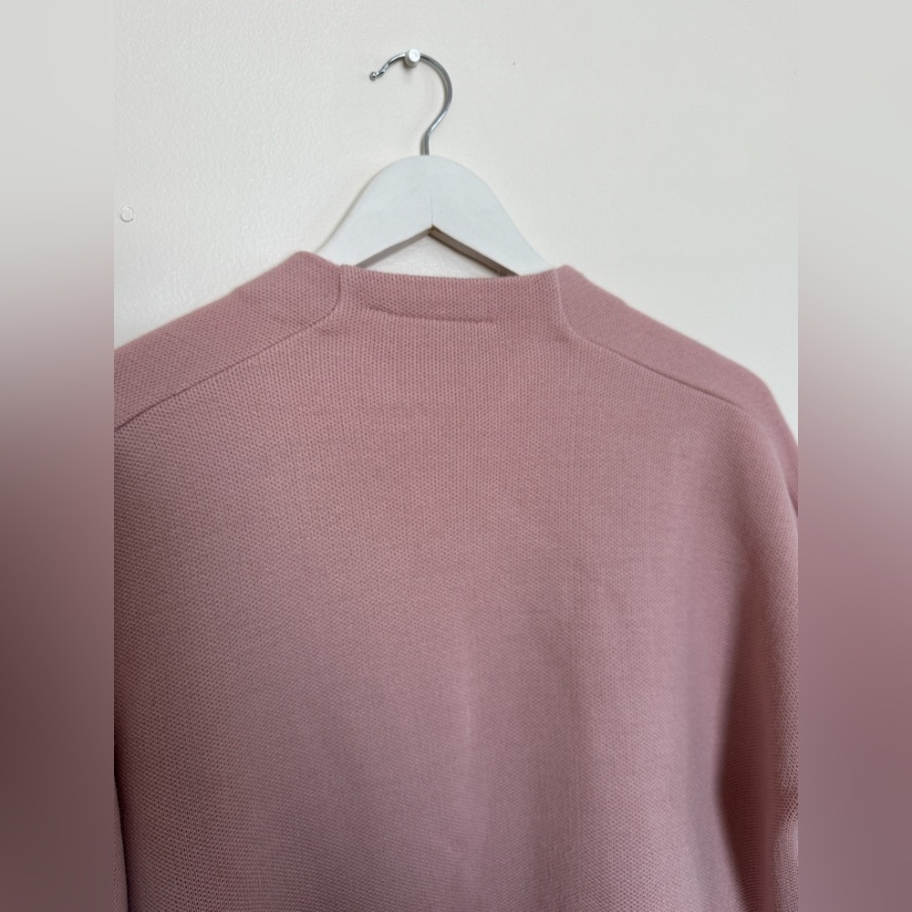 Nina Leonard - Blush Pink - Long Open Front Cardigan - Size: Large - Picture 5 of 8